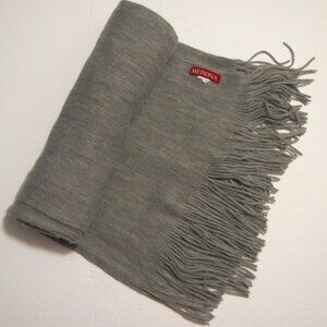 Men's Merona Gray Soft Acrylic Winter Scarf, 72 x 11